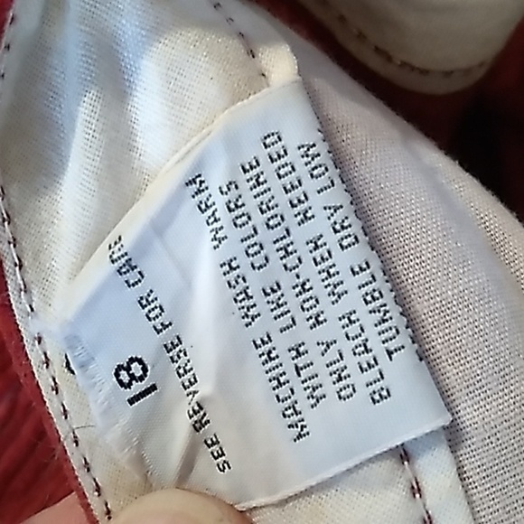 Vintage red corduroy pants - Picture 4 of 4